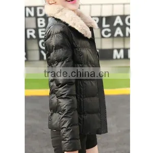 2015 Good After-sale Lady Outdoor Light Cotton Jacket With Fur Collar thumbnail-3