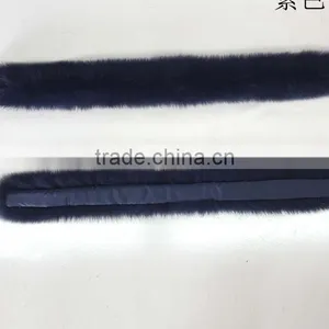 BBG-H-23 Excellent China Supplier OEM Service High Quality Real Fox Fur Trim For Hood thumbnail-3