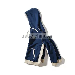 Custom Sweatshirts Cotton Zipper up Kangaroo Pockets Hoodies for Men thumbnail-2