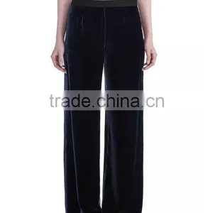 4573 Runwaylover Ladies AU Sexy Velvet Flare Pants thumbnail-2