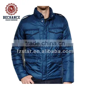 AD7501 Mens Shiny Quilted Padding Jacket thumbnail-1