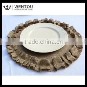 Wholesale Funny Christmas Burlap Placemats thumbnail-2