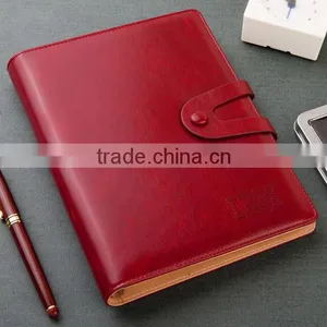 25K PU Leather Planner With Metal Buckle Custom Business Organizer Agenda Emboss/gold Stamp Logo thumbnail-3