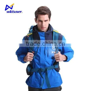 Plain Custom LED Windbreaker Mens Jacket Wildsaver thumbnail-2