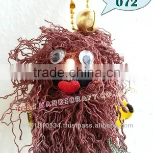 Handmade Keychains Keyrings Voodoo Doll String Accessories Bag Gifts thumbnail-1