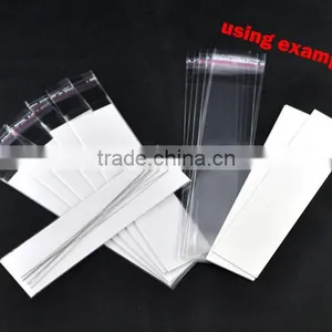 Self Adhesive Seal Plastic Bags W/Display Card 16x3.5cm,50pcs,Customize thumbnail-1