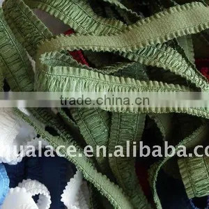 Wholesale Bra Shoulder Elastic Strap With Plush Back & Ruffle Edges thumbnail-1