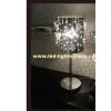 Modern Crystal Table Lamp, Stylish Home and Hotel Lighting, Contemporary Stainless Steel Desk Lights thumbnail-1