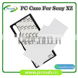 2d Sublimation PC Plastic Blank Smartphone Case Cover for Prosub-XZ /XZS thumbnail-2