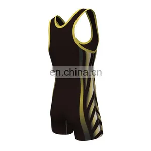 Men Wrestling Singlet,low Cut Custom Wrestling Singlet thumbnail-5
