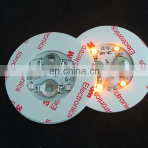 60*3mm Good Quality Led Bottle Sticker Led Bottle Coaster thumbnail-1
