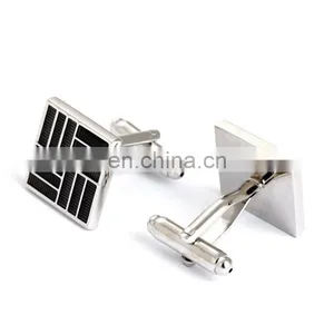 Simple Black Streak Shirt Men Cheap Cufflinks thumbnail-3