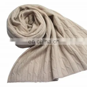 100% Cashmere Knitted Shawls ,Stoles {Cable Knit} thumbnail-2
