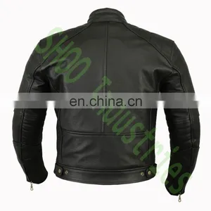 Leather Motorcycle Racing Jackets/ Motorbike Leather Jacket thumbnail-1