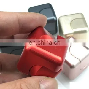 Pcc Team Square Spinner Cube Fidget Toy EDC Fidgets Cube Spinner For Autism and ADHD Increase Focus Square Magic Hand Spinner thumbnail-1