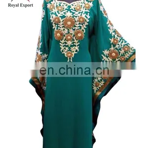 Royals REKFT152 Hot Selling Islamic Women Clothing Fashion Morocan Jalabiya and Kaftan thumbnail-1
