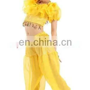 Arabic Top Quality Children Girls Belly Dance Outfit With Top and Pant ET-007# thumbnail-2