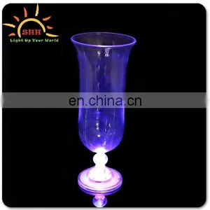 Bar Accessary Decorating Idea Led Hurricane Glass Plastic for Party thumbnail-5