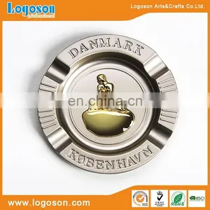 Decorative Metal Antique Silver Barcelona Souvenir Plate thumbnail-6