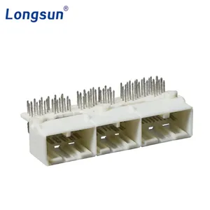 1318751-7 TYCO AMP TE Auto Connector 80 Pin Hybrid PCB Header Connector thumbnail-1