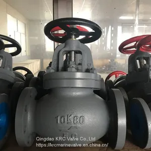 JIS Marine Valve Cast Iron Globe Valve F7307 10K thumbnail-2
