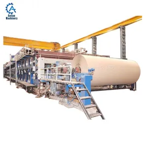 Corrugated Cardboard Coating Paper Machine Corrugated Machine From Waste Paper thumbnail-1