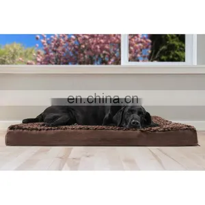 Luxury Orthopedic Dog Bed Large Rectangular Step-On Foam Mattress Ped Bed With Removable Cover thumbnail-5