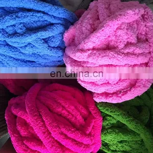 Ready to Ship Jumbo Chunky Thick Knit Vegan Chenille Yarn thumbnail-5
