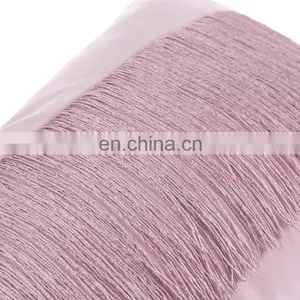 Luxury Modern 100%Polyester Velvet Pillow Cushion With Fringe Tassels for Home Deco thumbnail-4