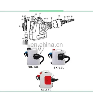 2020 Hot Sell Virus Control Disinfection Electric ULV Cold Fogger Sprayer Machine thumbnail-4