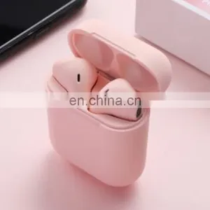 Sale Products I12 Macaroon Waterproof Type-c Music ROHS IPX4 Portable TWS Headphones Wireless Bluetooth Earphone thumbnail-6
