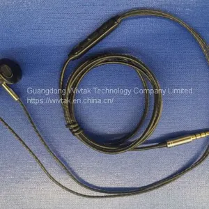Factory Price OEM/ODM Wired Earphone Handsfree Mic Headphone In-ear Headset Water Proof Earbugs With Metal Resonantor thumbnail-1