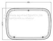 5 * 7 Inch LED Car Headlamp IYF-200-S-11P-001-L thumbnail-3