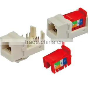 Single Port FTTH UTP Cat6 Keystone Jack thumbnail-1