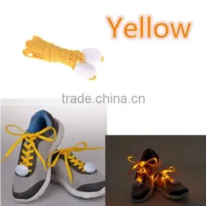 I Pair (2pcs) LED Nylon Light Up Shoelaces Flashing Shoe Laces thumbnail-4