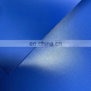 500d Custom Fire Resistant Waterproof Truck Vinyl Coated Pvc Tarpaulin Fabric in Roll thumbnail-1