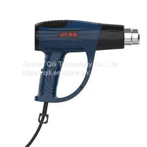 Qr-612A Qili Factory Wholesale Rear Button Intelligent Temperature Control LCD Digital Display Hot Air Gun thumbnail-5