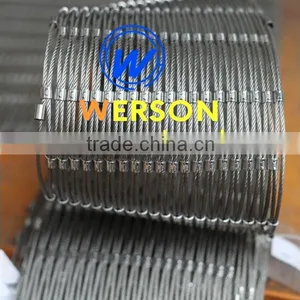 Diamond Rope Mesh and Ferrule Mesh,anti Bird Mesh,stainless Steel Wire Rope Mesh for Staircase | Generalmesh thumbnail-1