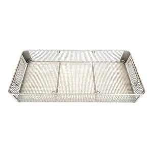 Customized Corrosion Resistance 304 Stainless Steel Medical Disinfection Basket thumbnail-5
