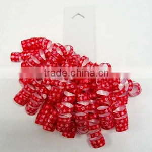 Transparent Poly Ribbon Curly Bow With Printing thumbnail-4