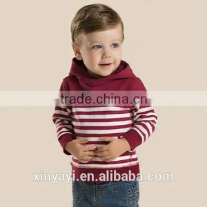 2015 the Newest Stripe Long Sleeve Hoody for 4-7 Years Boys 100 Cotton Direct From Clothing Factory thumbnail-1