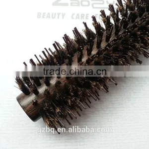 2014 Hot Sale Boar-bristle Brush Round Salon Hair Comb thumbnail-2