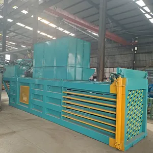 Industrial Waste Hydraulic Packaging Machine New Condition Horizontal Baler for Carton Material for Beverages & Textiles thumbnail-3