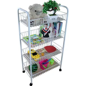 Multi-purpose Vegetable Rack, Wine Rack, Fruit Rack for the Gap Beside the Refrigerator, Toy Rack for Children's Rooms, and Sundries Rack for the Living Room thumbnail-3
