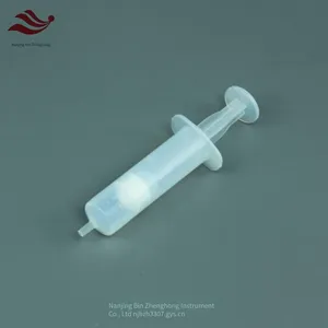 10ml Pfa Syringe, Transparent Polytetrafluoroethylene Plastic Syringe, Custom - Molded Fluororesin Sampler thumbnail-2