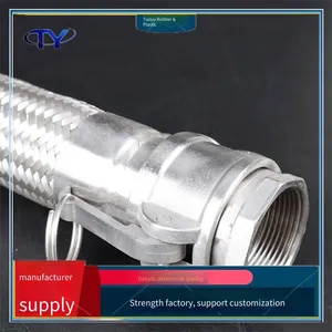 Stainless Steel Lined Ptfe Hose, Chuck Metal Hose, High-temperature Resistant Flexible Metal Bellows for Medical Use thumbnail-2