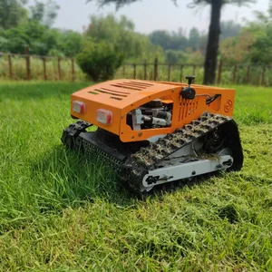 Vigorun Tech VTC550-90 CE EPA Strong Power Remote Controlled Rubber Track Lawn Mower Robot Remote Control Range: 200m thumbnail-1