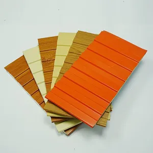 Waterproof Lightweight Steel Carved PU Sandwich Panel Decorative External Wall Insulation Material thumbnail-1