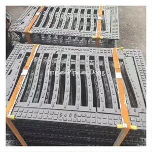 Hot Sale Jingdong Ductile Iron Round Manhole Covers Customized Size Black Durable Road Safety Cover thumbnail-5