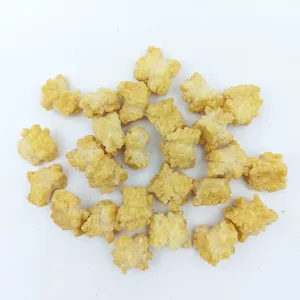 Wholesale Fried Salt & Vinegar Flavor Rice Puffs, Crispy Seasoned Rice Cracker Snacks, OEM Private Label Bulk Grain Snack Supply thumbnail-1